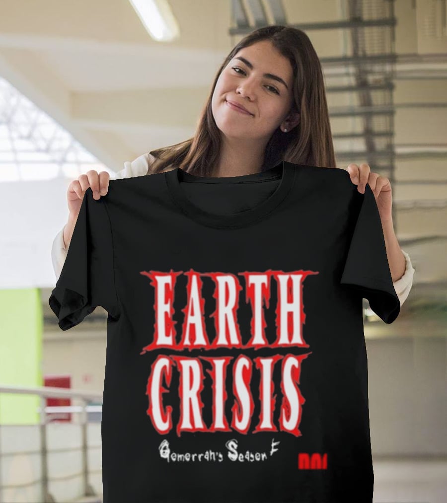 Earth Crisis Doomsday Gomorrah's Season Ends Holy Mountain Printing T-Shirt