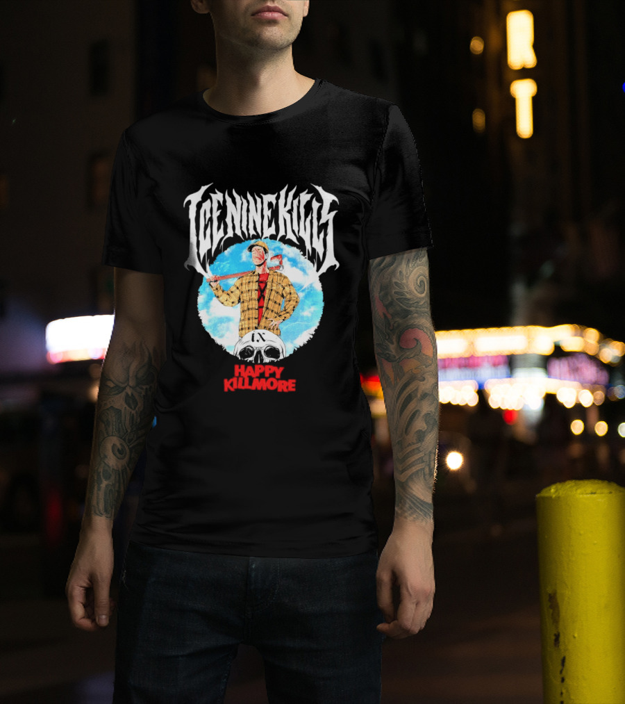 ICE NINE KILLS Happy Killmore Axe Skull T-Shirt