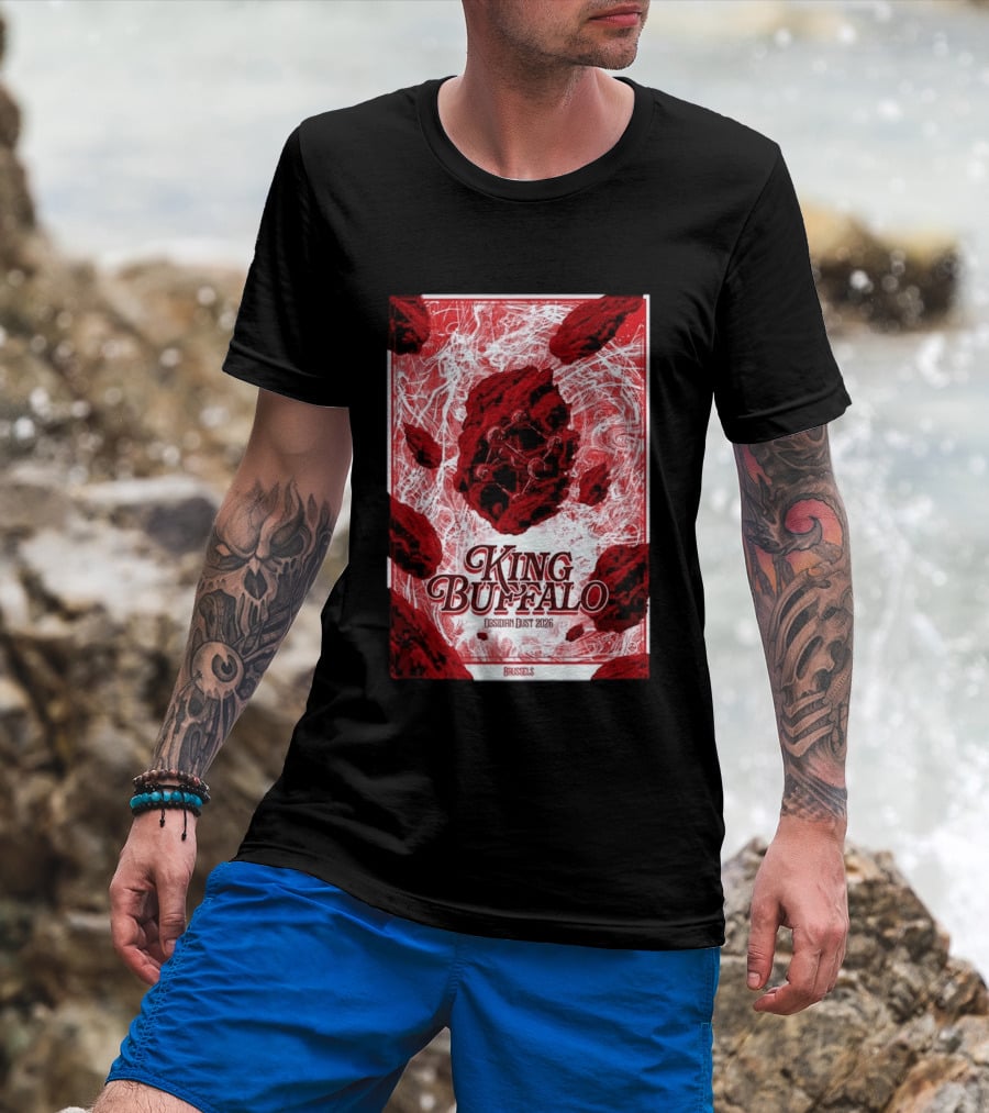 King Buffalo Obsidian Dust 2026 Brussels Belgium May 17 2026 T-Shirt