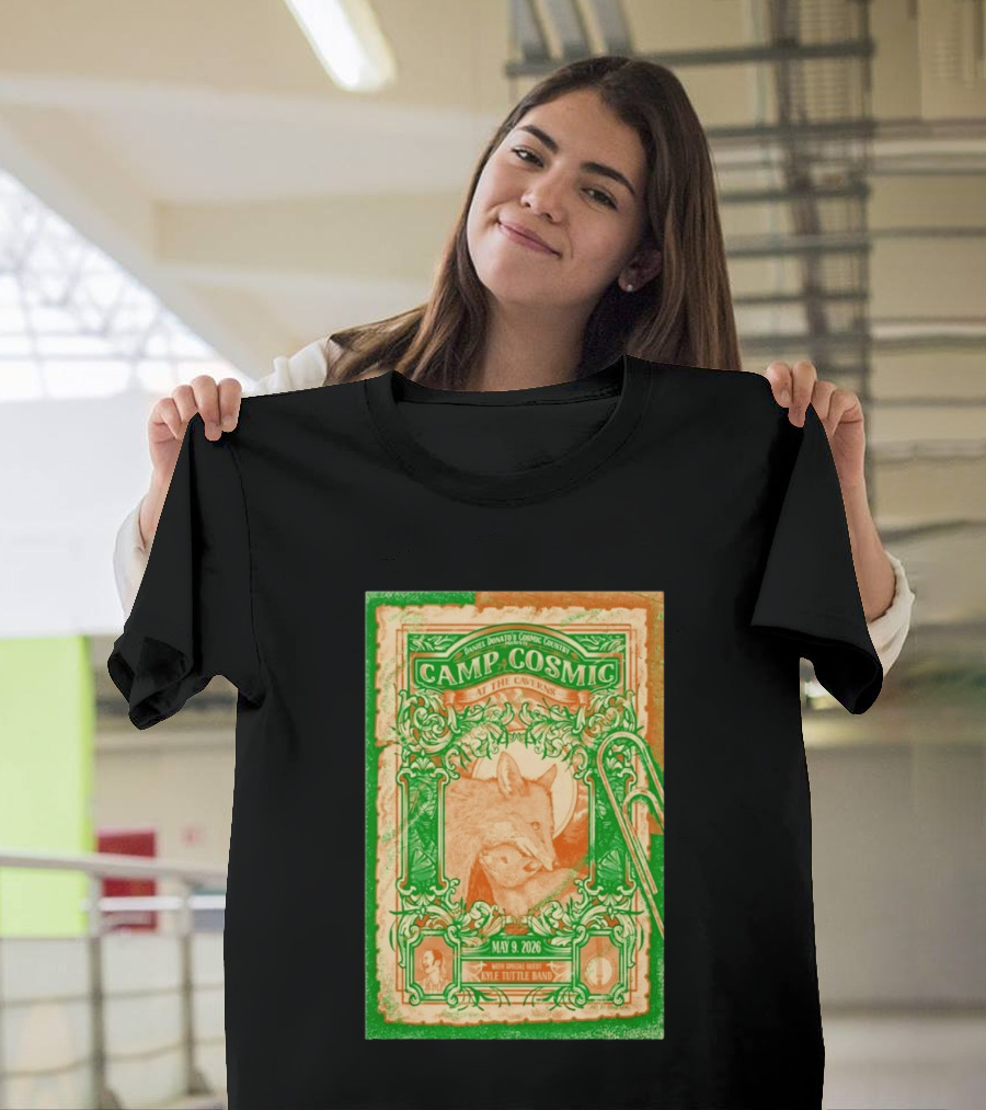 May 9 2026 Daniel Donato's Cosmic Country Camp Cosmic At The Caverns Kyle Tuttle Band Pelham TN Tour T-Shirt