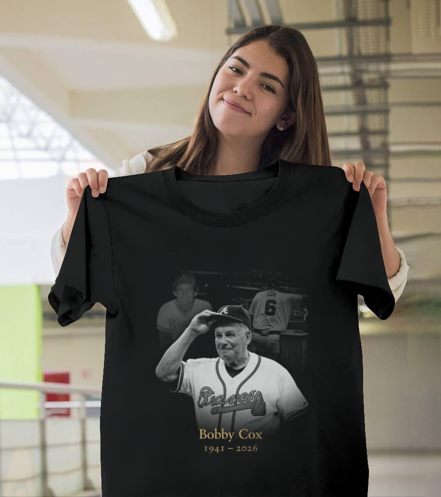 Bobby Cox 1941 2026 Atlanta Braves Legacy T-Shirt