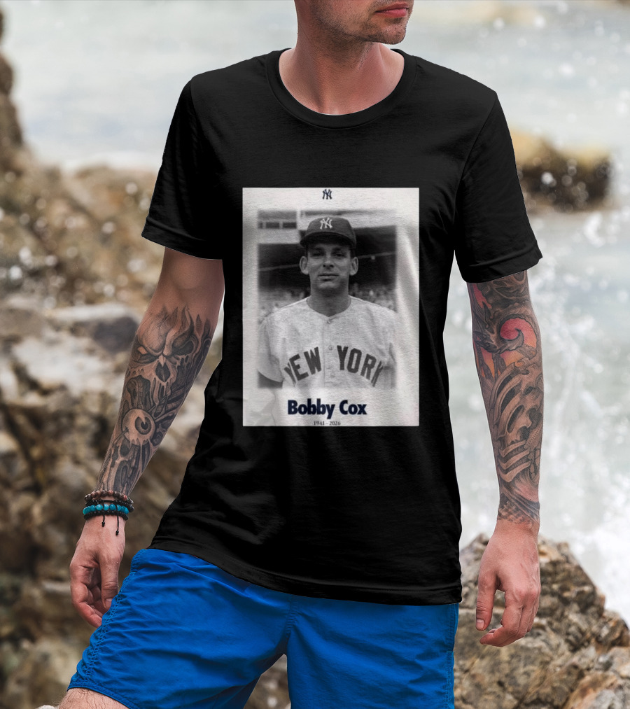 New York Yankees Bobby Cox 1941 2026 T-Shirt