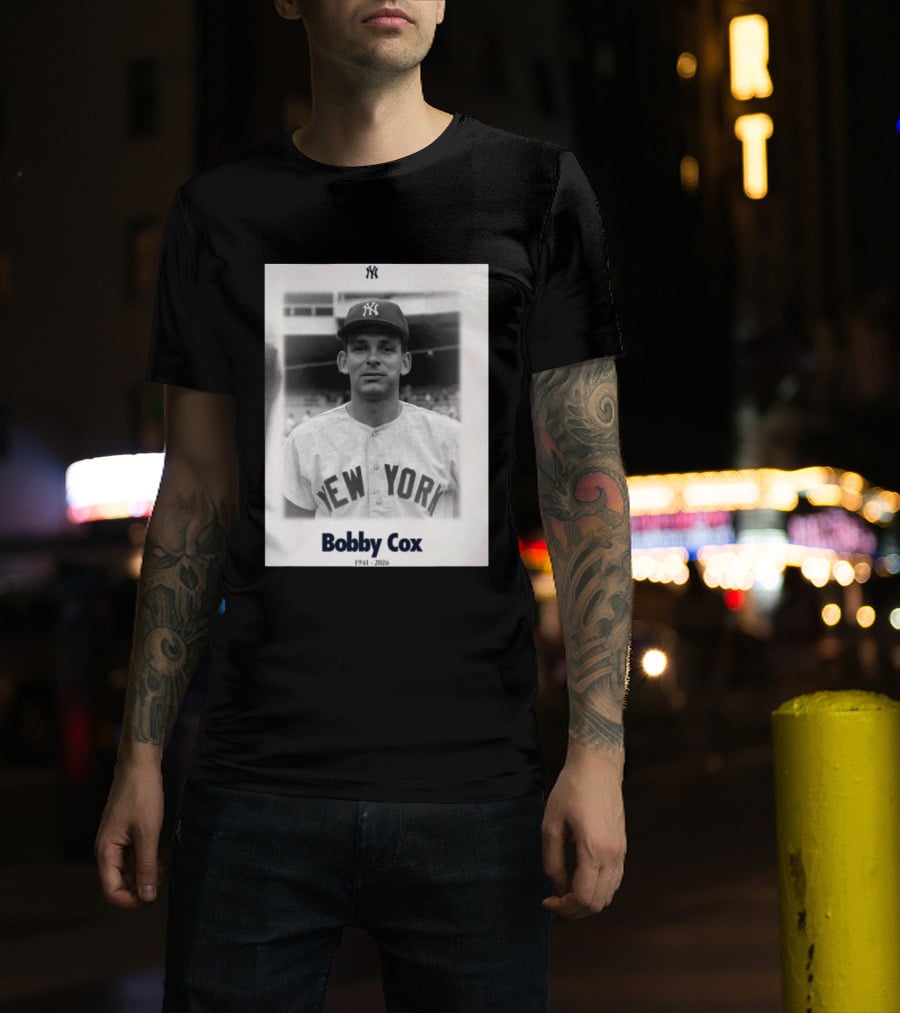 New York Yankees Bobby Cox 1941 2026 T-Shirt