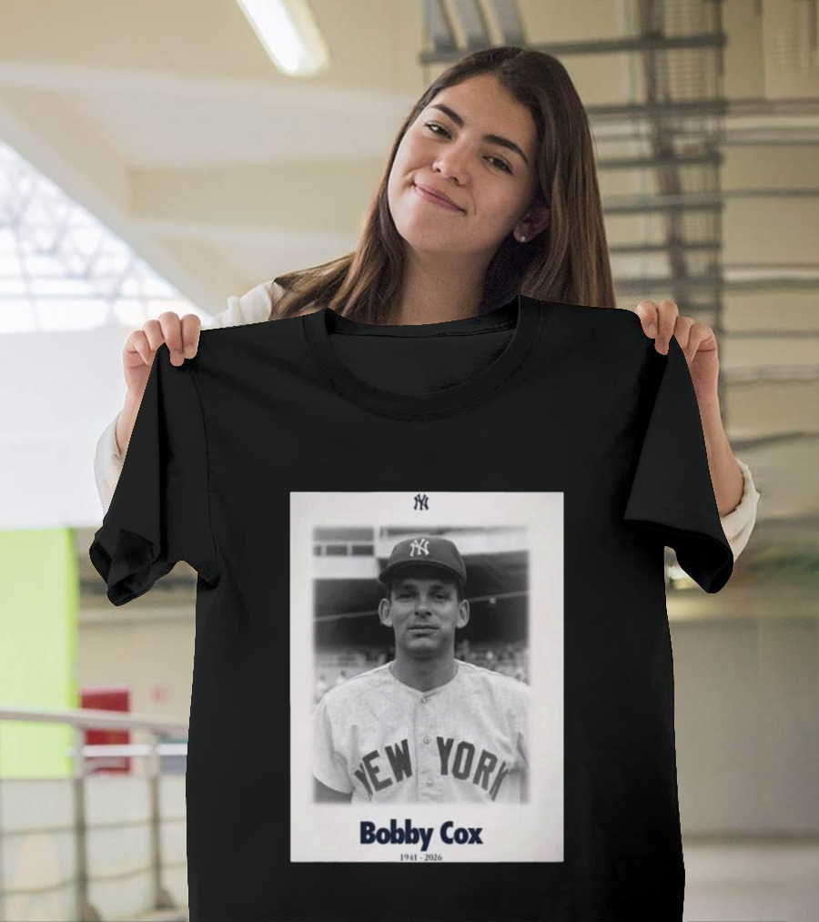 New York Yankees Bobby Cox 1941 2026 T-Shirt
