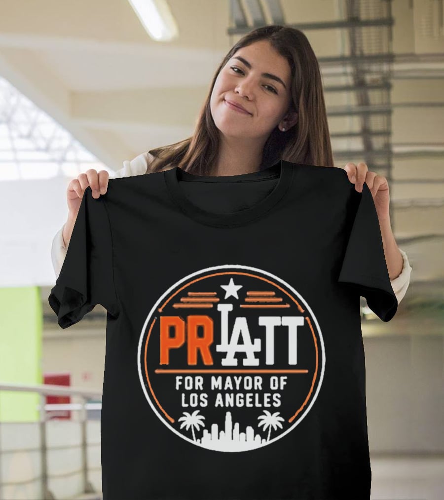 Pratt For Mayor Of Los Angeles 2026 Election Campaign T-Shirt