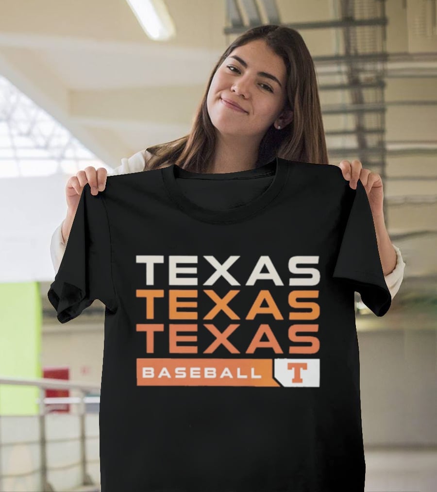Texas Longhorns Texas Texas Texas Baseball 2026 T-Shirt