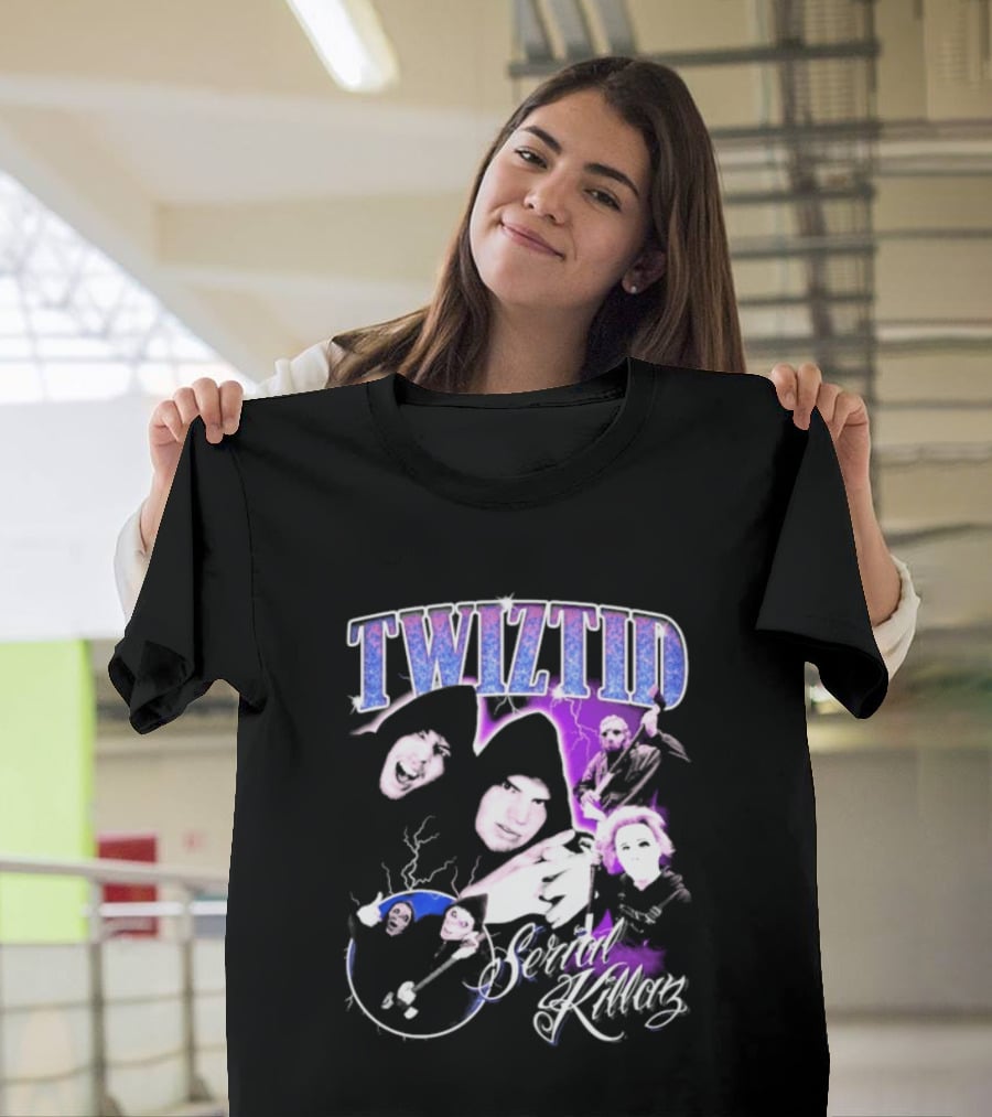 Twiztid Serial Killas 90s Rap Psychedelic Horror T-Shirt