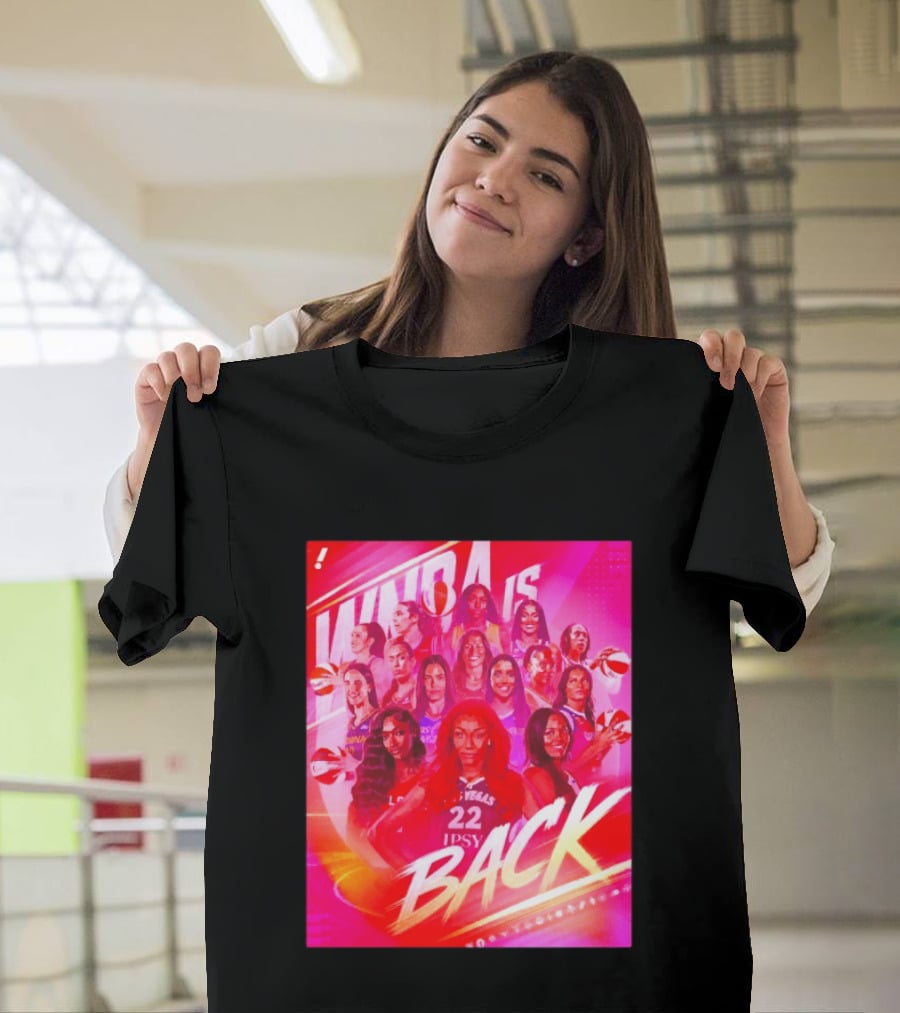 WNBA Is Back 30th Season Highlights Las Vegas Basketball Stars T-Shirt