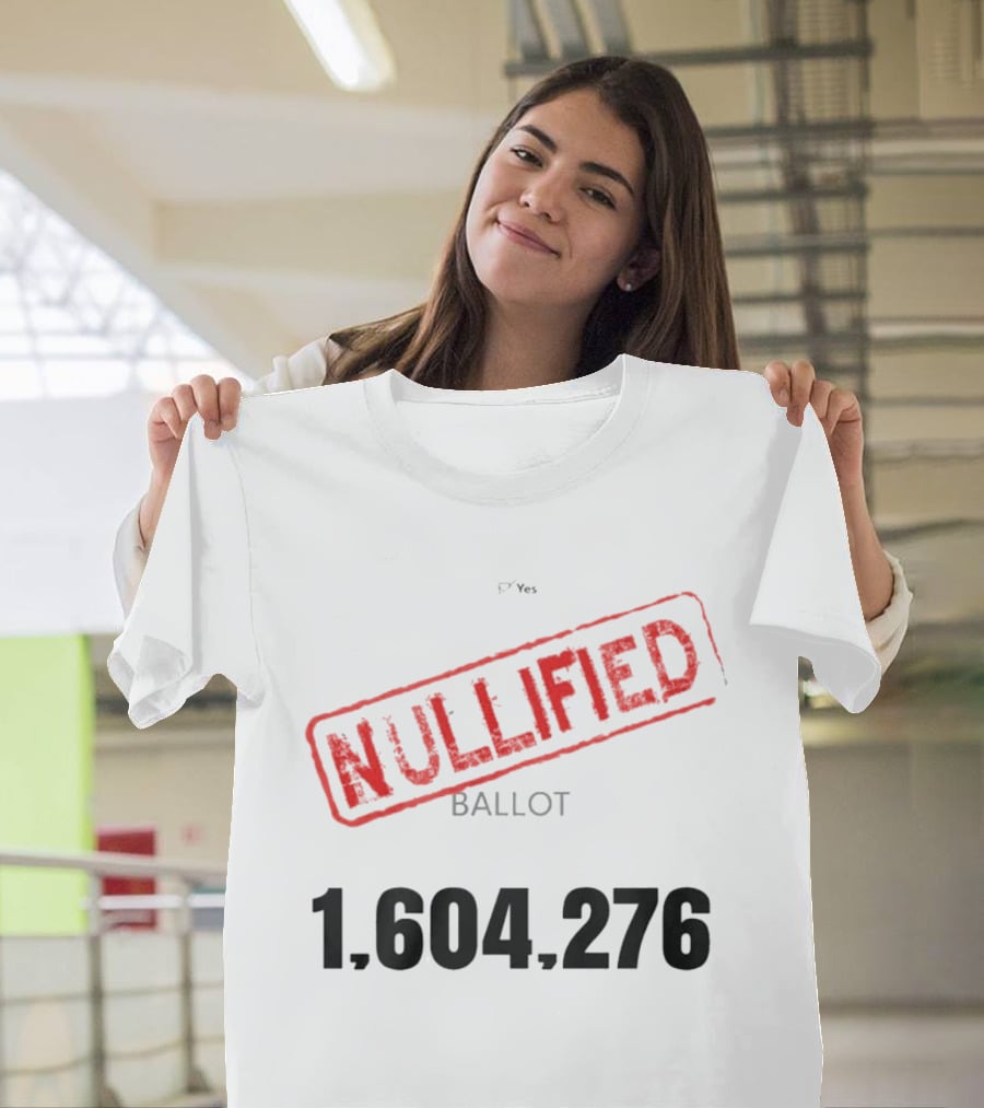 NULLIFIED BALLOT 1604276 Virginia Redistricting Protest T-Shirt