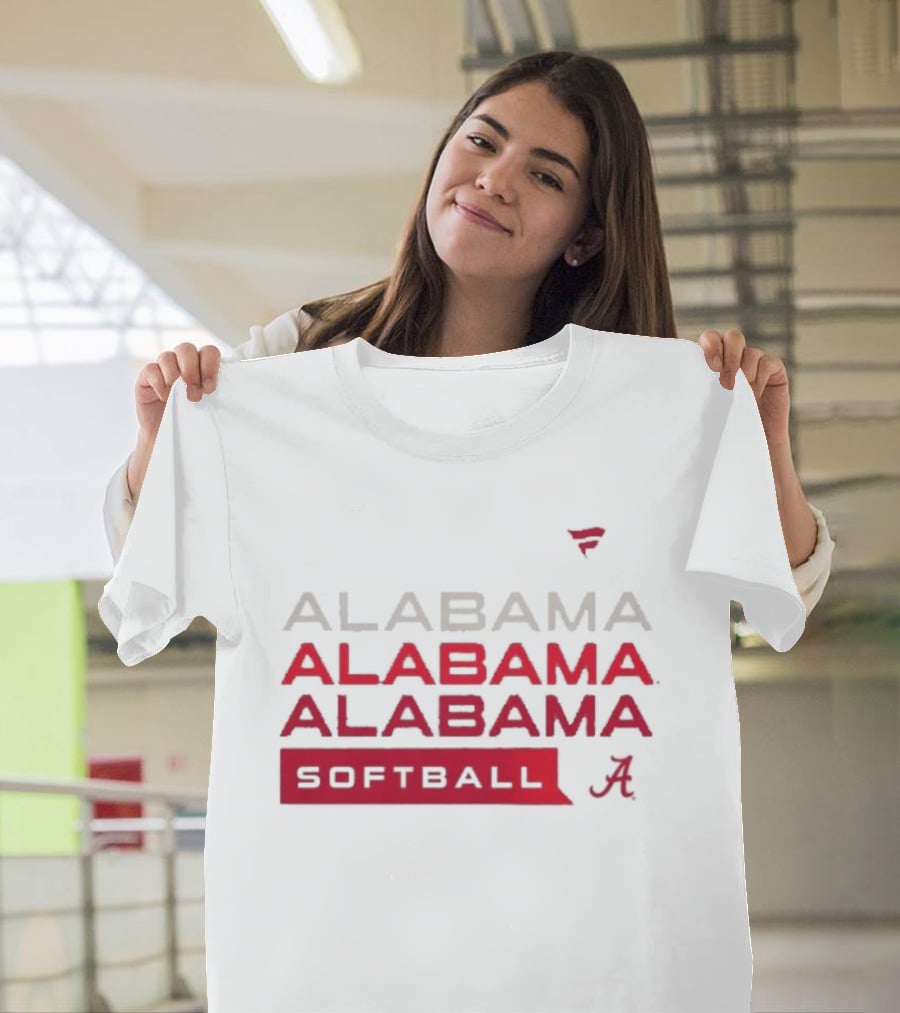 Alabama Crimson Tide Softball Fan Gear Tri Blend Hype T-Shirt