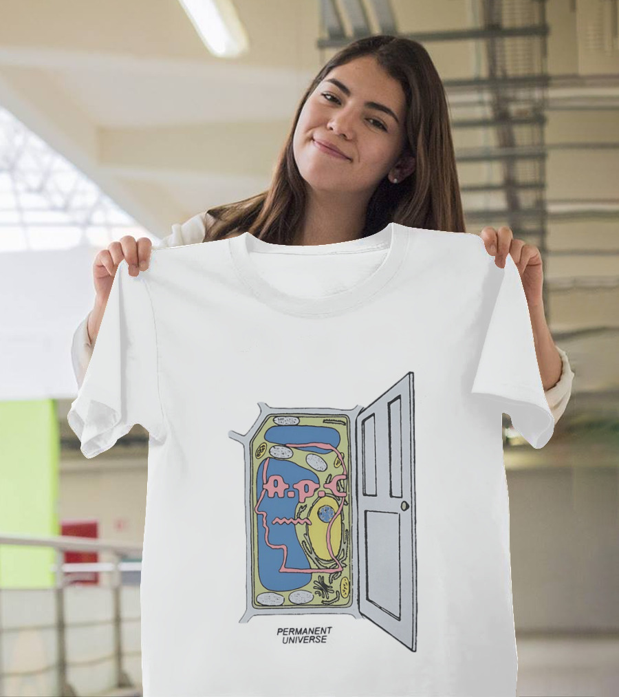 Brain Dead X APC Permanent Universe Open The Door Abstract T-Shirt