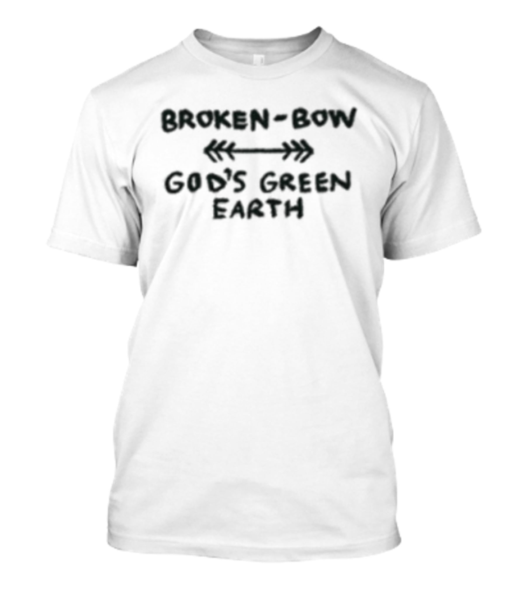 Broken Bow God's Green Earth Churches Arrow T-Shirt