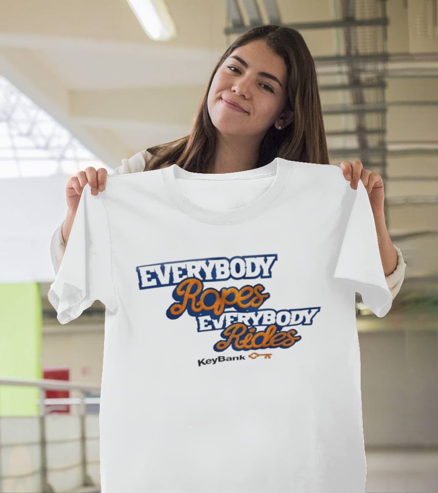 Everybody Ropes Everybody Rides KeyBank Buffalo Sabres NHL Hockey T-Shirt