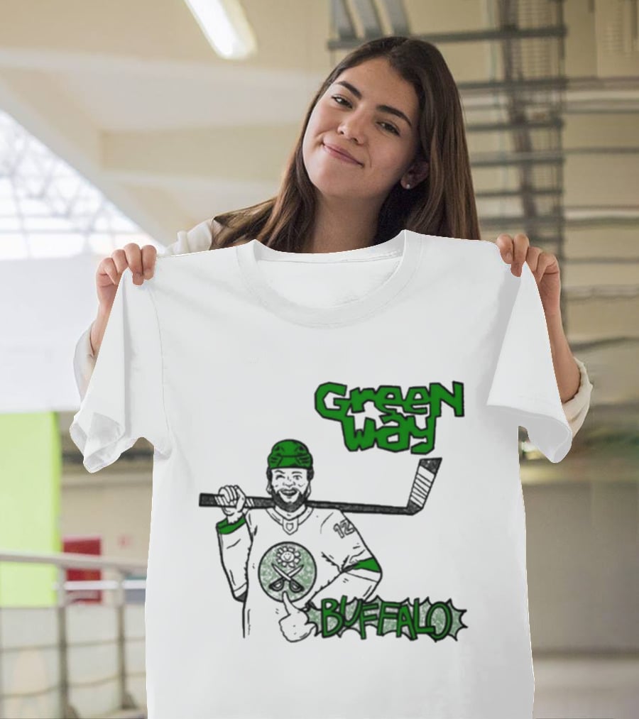 Green Way Hockey Buffalo Player T-Shirt