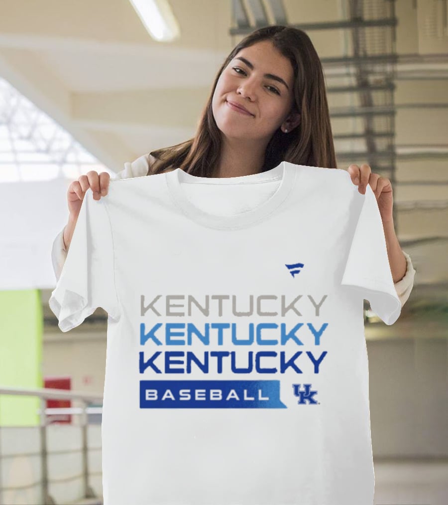 Kentucky Wildcats Baseball Tri Blend Hype Fanatics T-Shirt