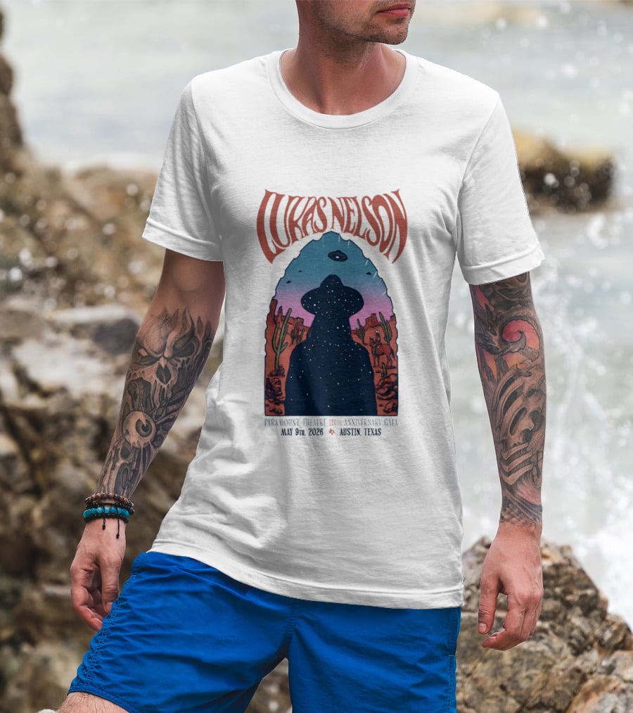 Lukas Nelson 60th Anniversary Show May 9 2026 Austin Texas T-Shirt