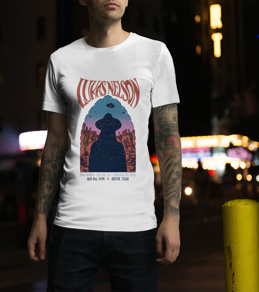 Lukas Nelson 60th Anniversary Show May 9 2026 Austin Texas T-Shirt