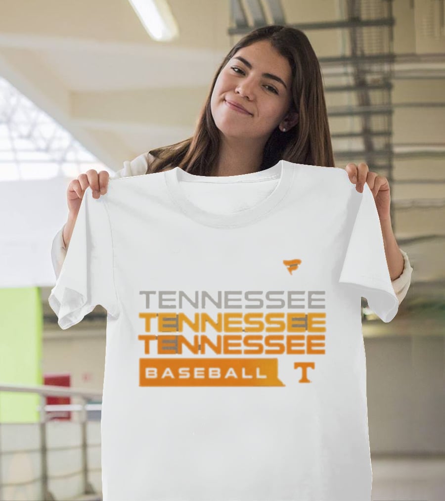 Tennessee Volunteers Baseball Tri Blend Hype Official College Gear T-Shirt