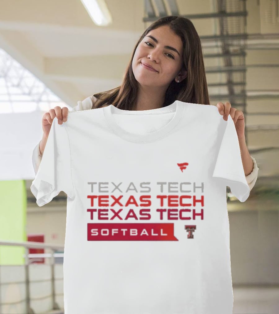 Texas Tech Red Raiders Softball Tri Blend College Hype T-Shirt
