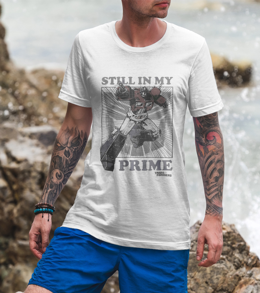 Still In My Prime Transformers Father's Day Dad T-Shirt
