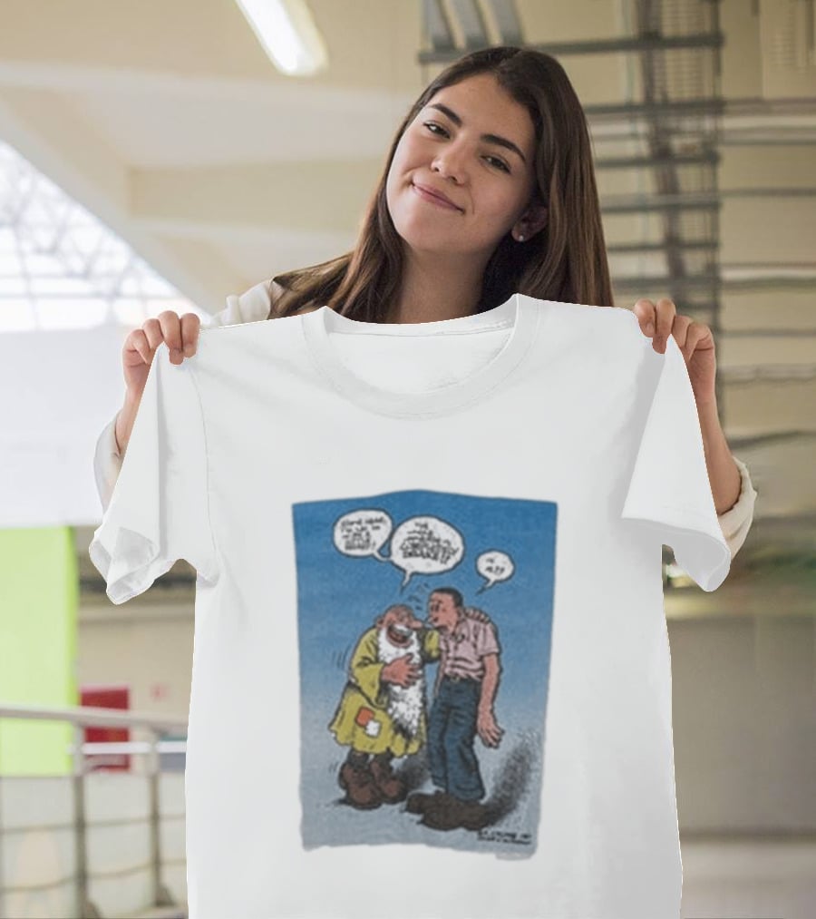 Barn Owl Seattle 1987 R. Crumb Mr Natural Comic Speech Bubbles T-Shirt