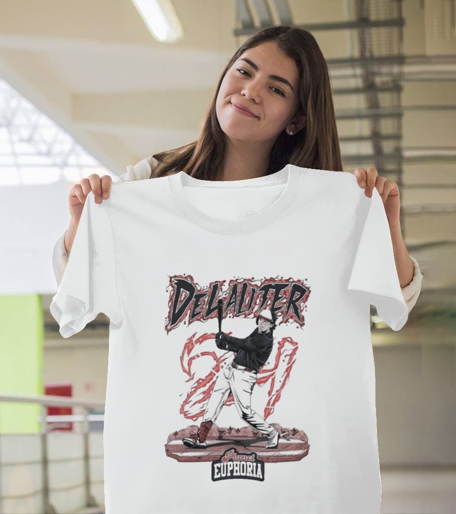 DeLauter Cosmic Euphoria Red Swing 21 T-Shirt