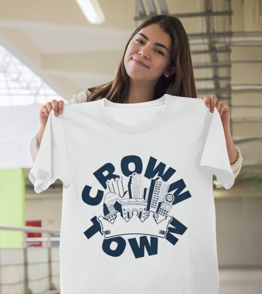 Kansas City Crown Town Skyline Architecture T-Shirt