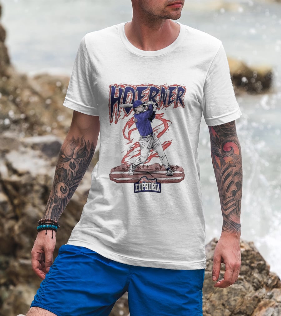 Hoerner The Blue Blaze Euphoria Baseball Player T-Shirt