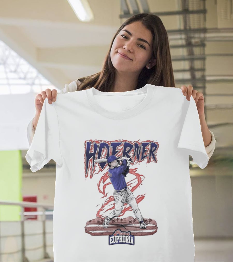 Hoerner The Blue Blaze Euphoria Baseball Player T-Shirt