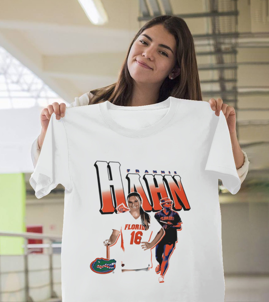 Florida Gators Lacrosse Frannie Hahn Number 16 Sports Team T-Shirt