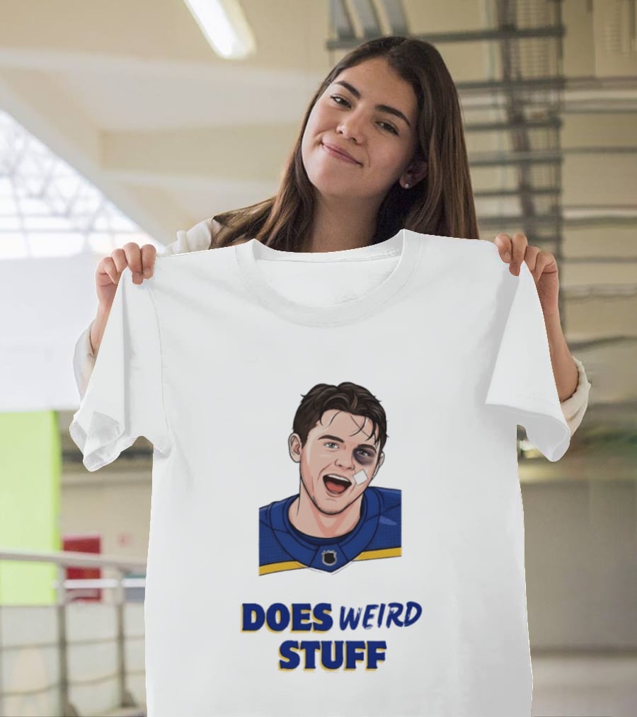 Jordan Binnington St. Louis Blues Does Weird Stuff T-Shirt