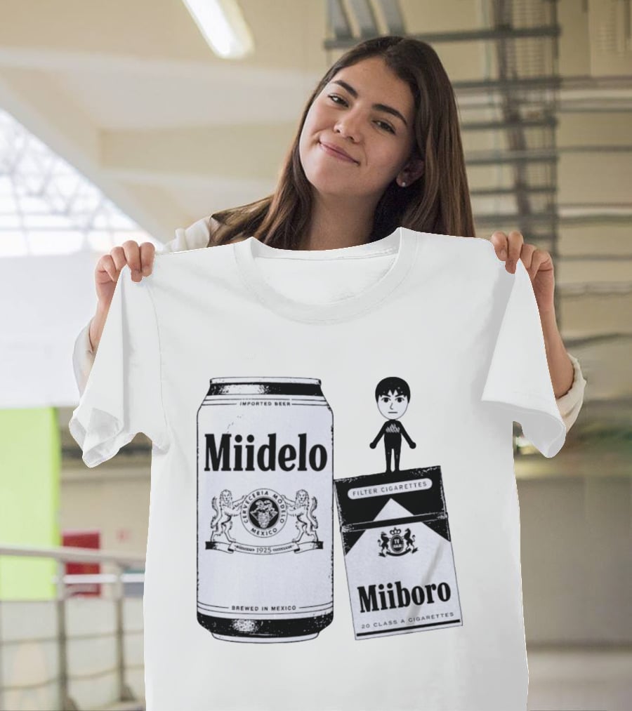 Miidelo Miiboro Tomodachi Life Mii Modelo Marlboro T-Shirt