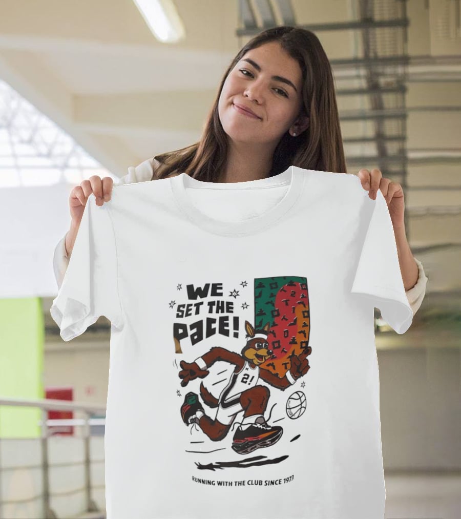 San Antonio Spurs We Set The Pace Running With The Club Since 1973 T-Shirt