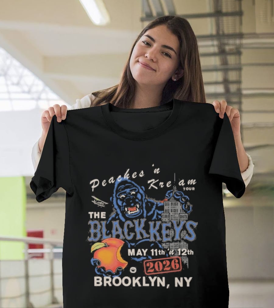 The Black Keys Peaches N Keem Tour Brooklyn May 11 12 2026 NYC T-Shirt