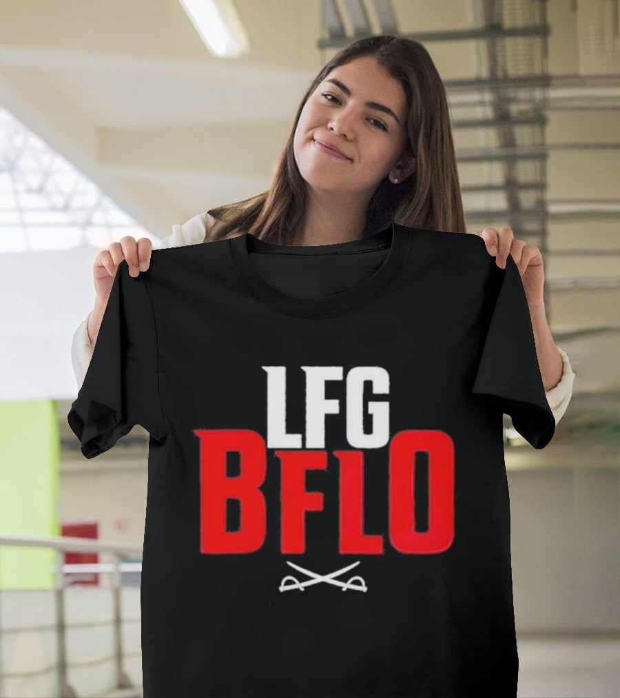 LFG BFLO Crossed Swords Hockey T-Shirt