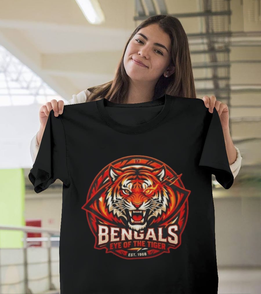 Bengals Eye Of The Tiger Est 1968 T-Shirt