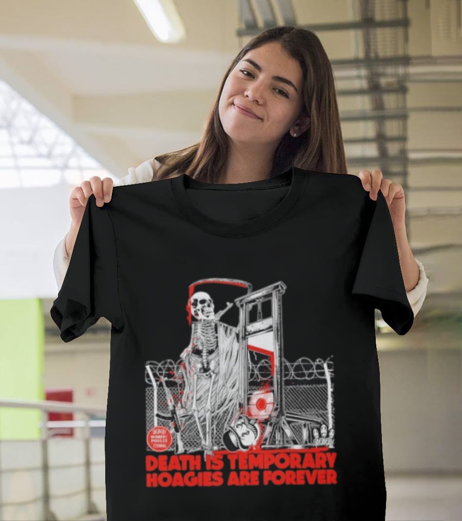 Death Is Temporary Huggies Are Forever Philly Comedy 2023 Mom's T-Shirt