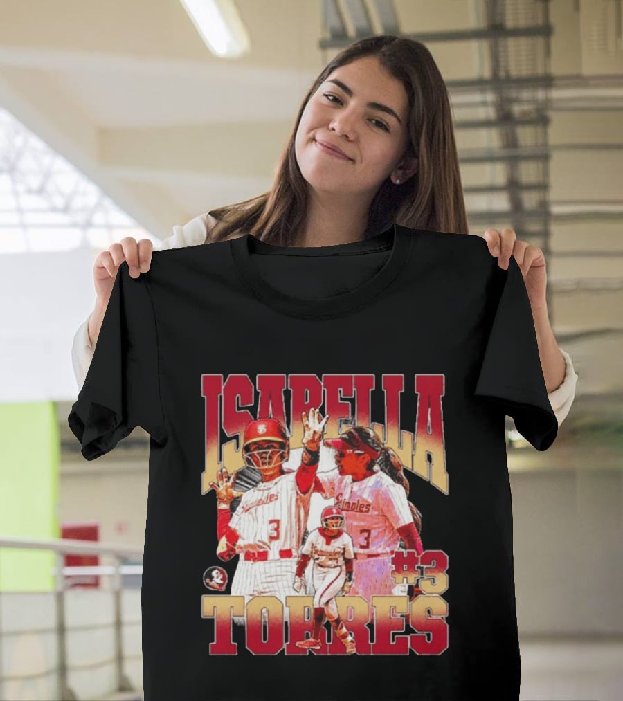 Isabella Torres Florida State Seminoles #3 Player Collage T-Shirt