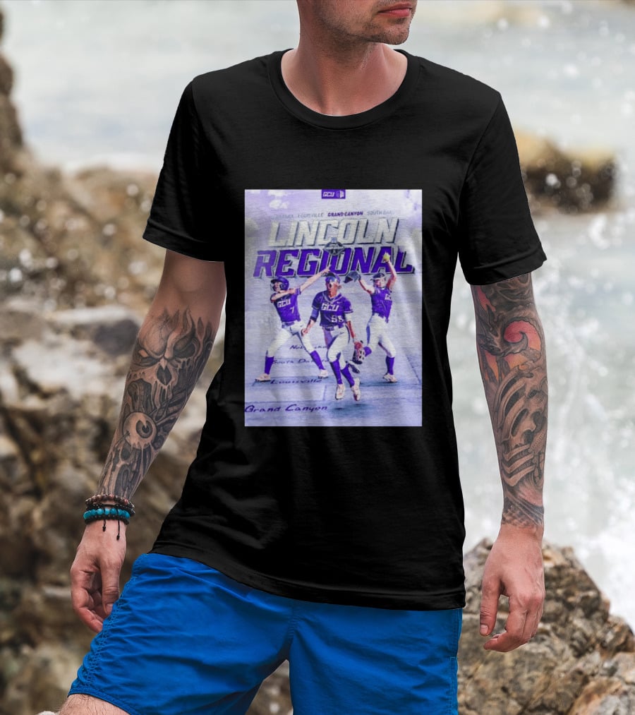 Grand Canyon Antelopes Softball Lincoln Regional Nebraska Louisville South Dakota GCU T-Shirt