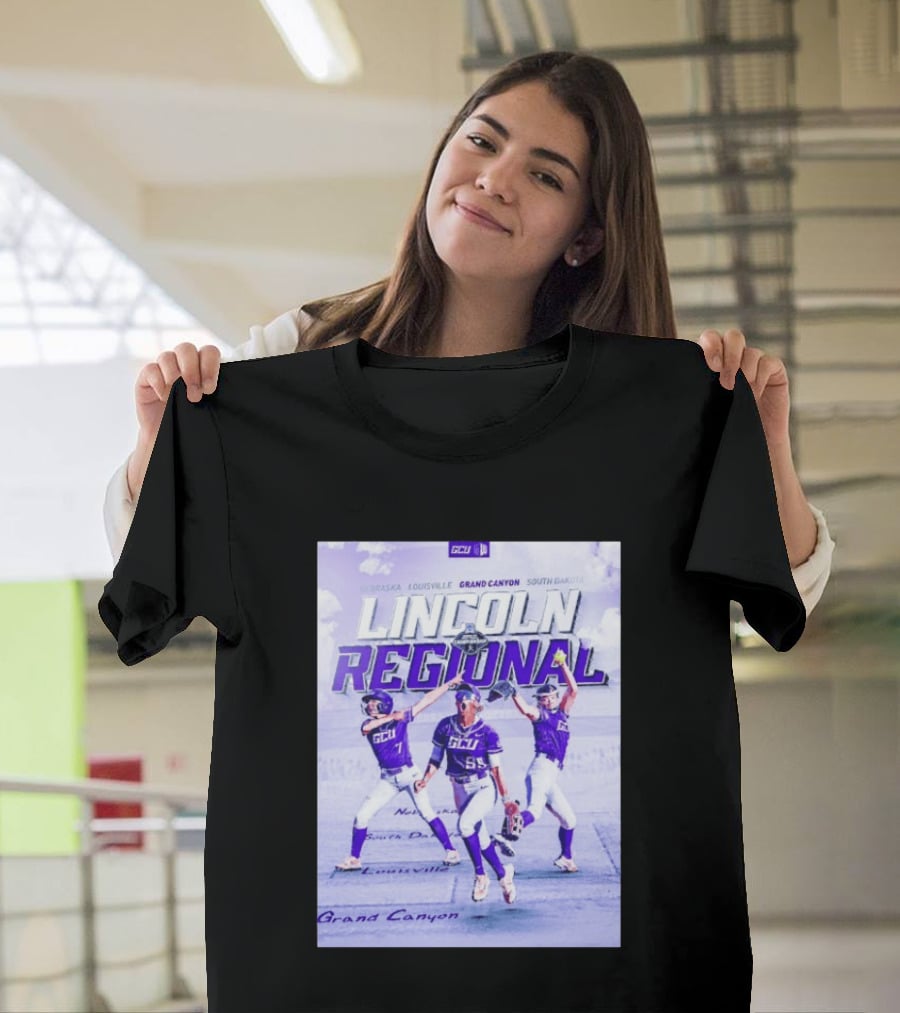 Grand Canyon Antelopes Softball Lincoln Regional Nebraska Louisville South Dakota GCU T-Shirt