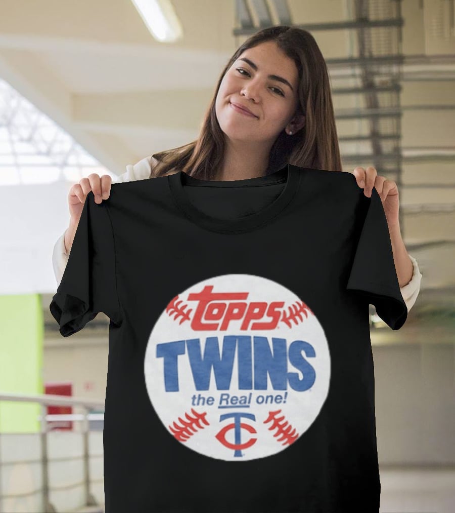 Minnesota Twins Topps The Real One Baseball Collection T-Shirt