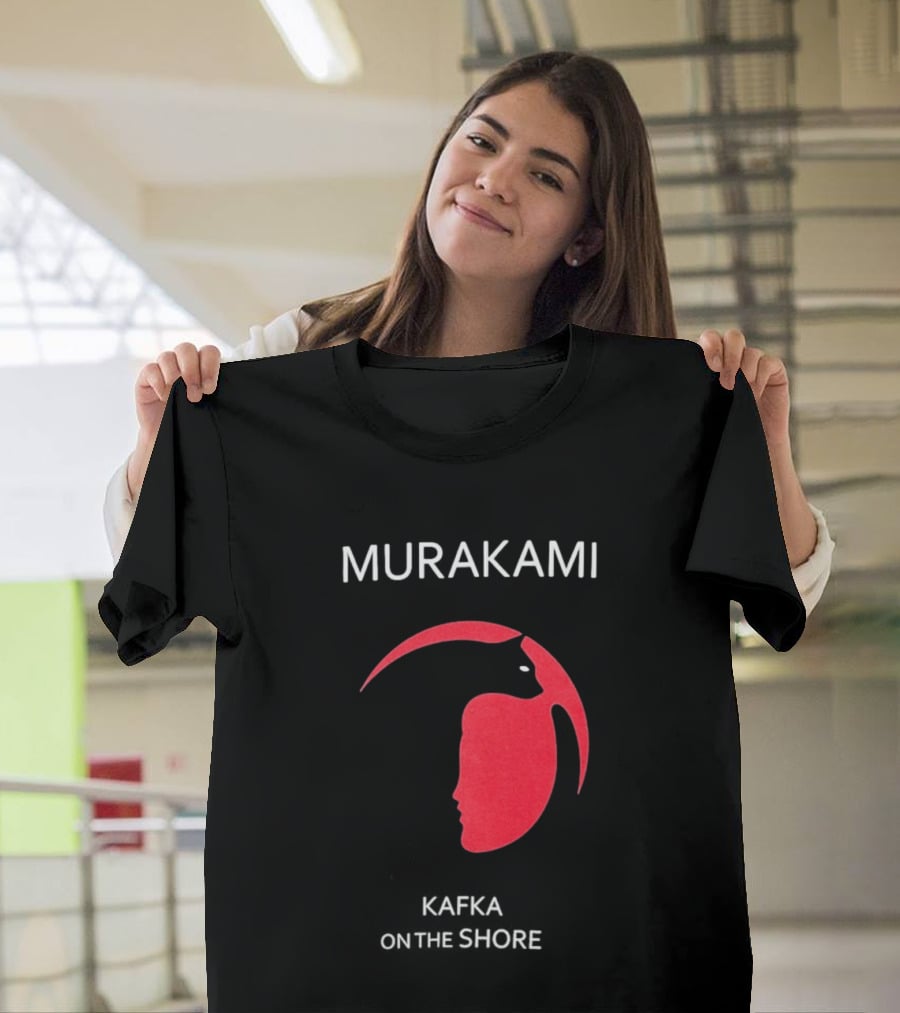 Murakami Kafka On The Shore Red Face T-Shirt