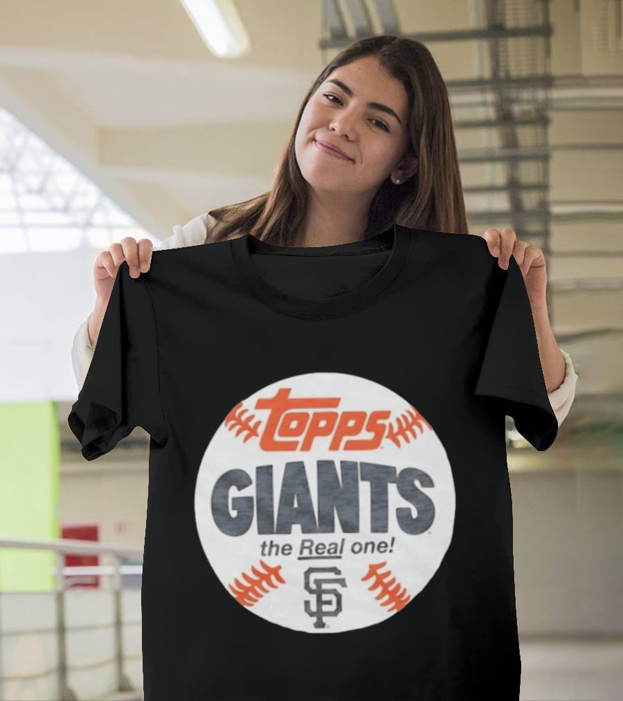 Topps Giants The Real One SF Baseball Collaboration T-Shirt