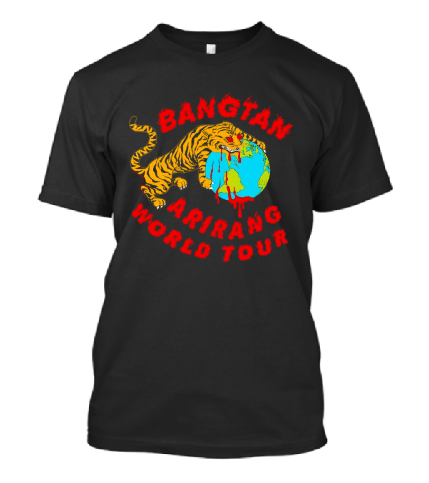 Bangtan Arirang World Tour Tiger Earth T-Shirt