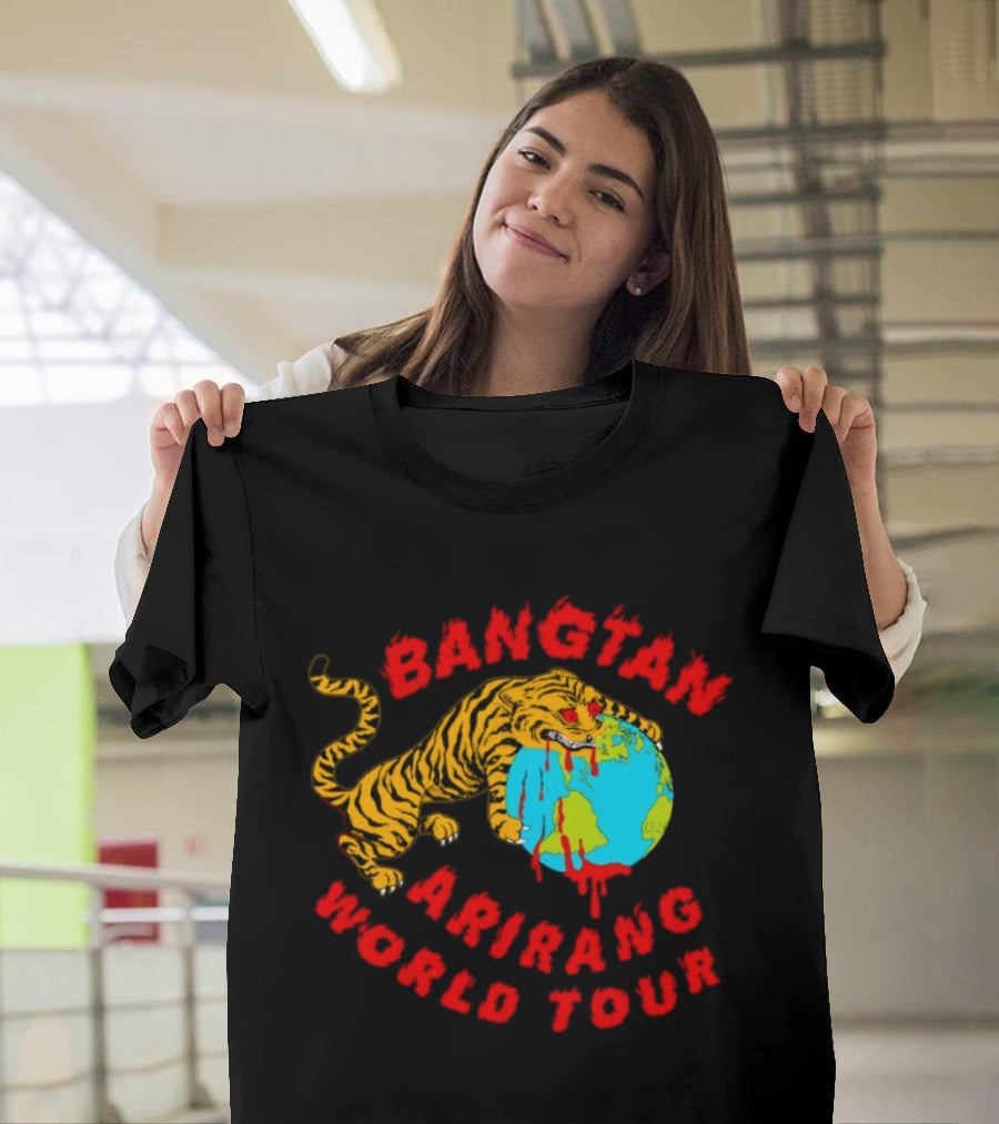 Bangtan Arirang World Tour Tiger Earth T-Shirt