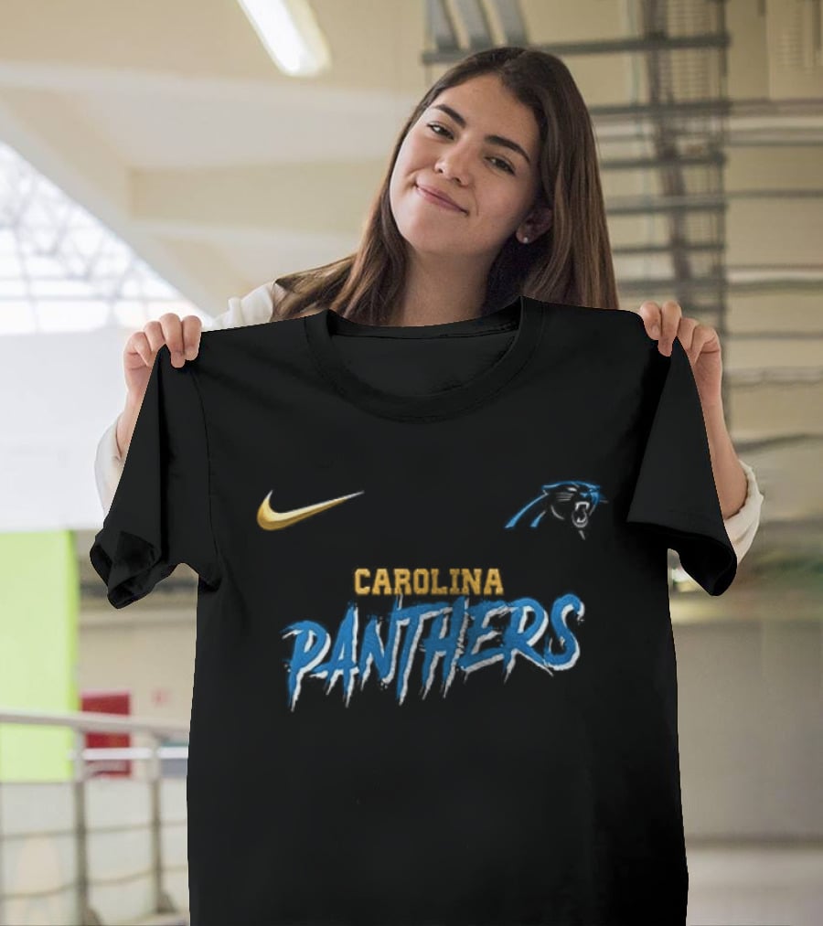 Carolina Panthers Fear Me If You Dare Cartoon Nike Puss In Boots T-Shirt