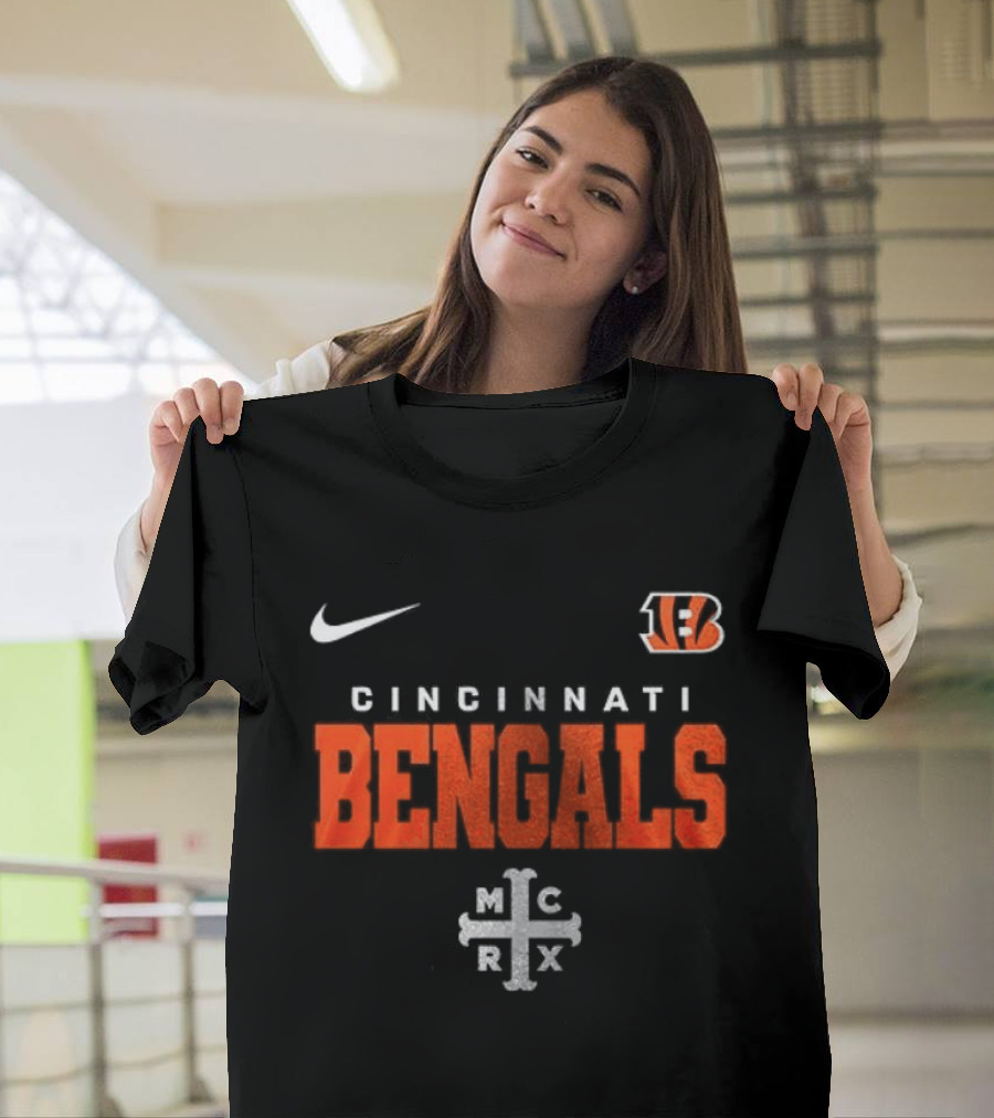 Cincinnati Bengals My Chemical Romance Black Parade Nike Collab T-Shirt