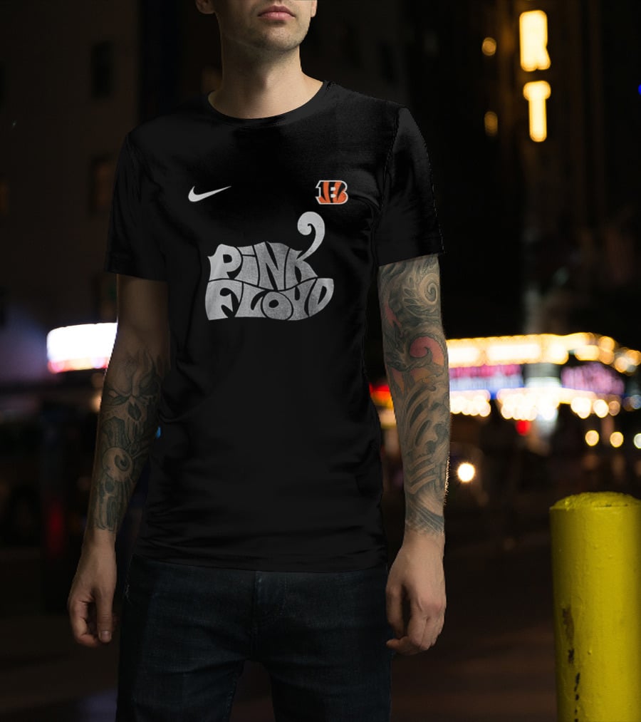 Nike Pink Floyd Cincinnati Bengals JB T-Shirt