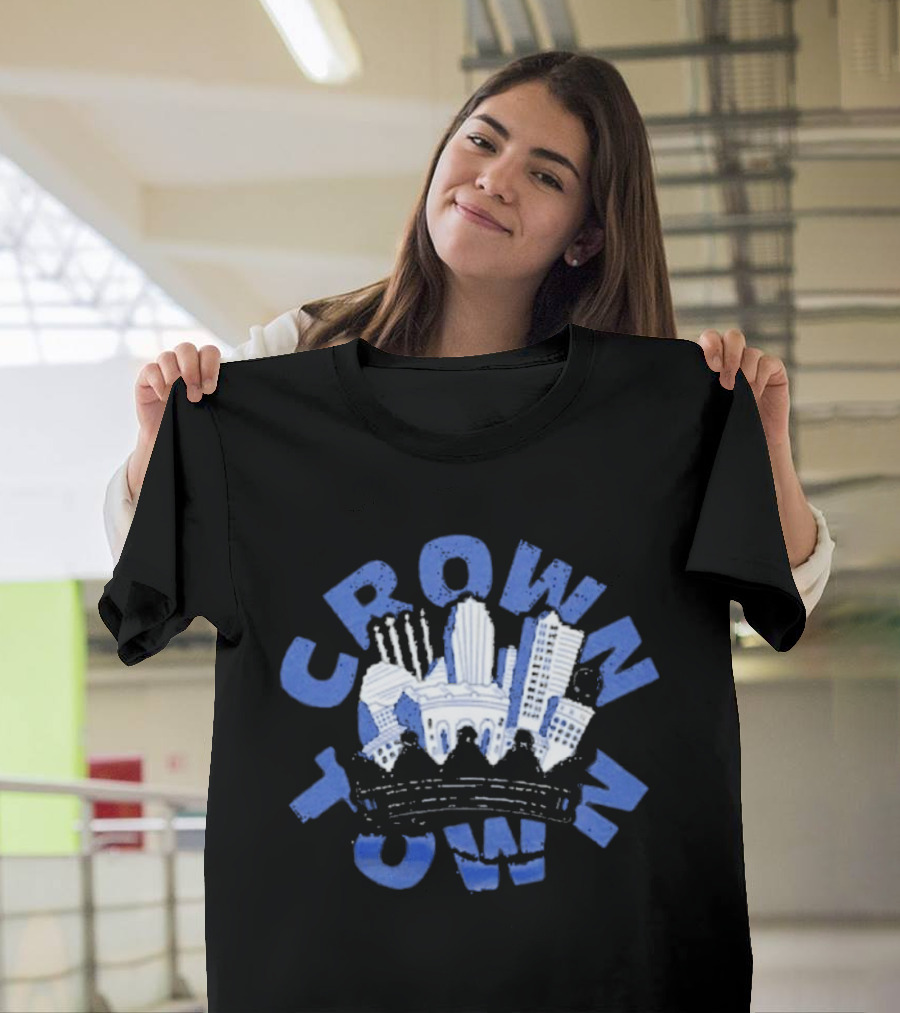 Crown Town Cityscape Skyline Buildings T-Shirt