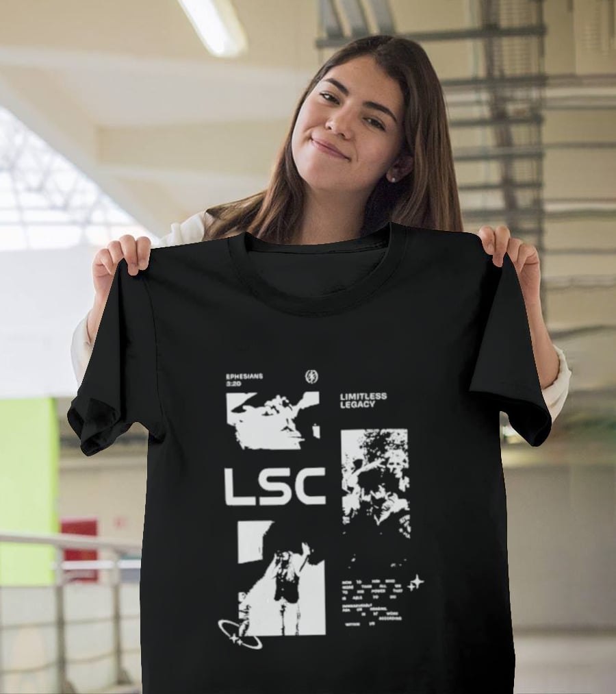 Legacy Church LSC Limitless Legacy Map Motif T-Shirt